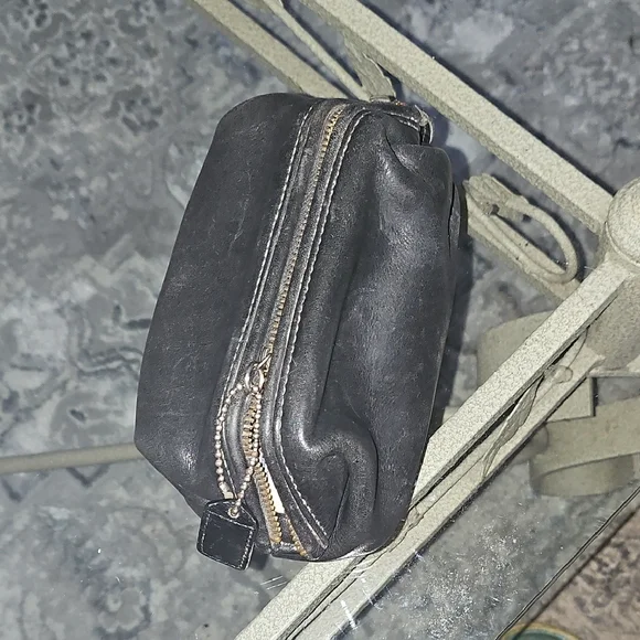 Black Leather Men's Bag - Picture 7 of 7